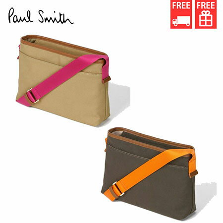 ポールスミス Paul Smith ショルダーバッグ キャンバスロゴ