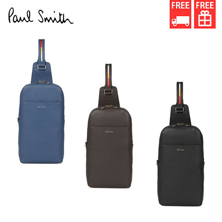 ポールスミス Paul Smith ボディバッグ インレイドストライプハンドル