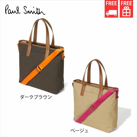 ポールスミス Paul Smith トートバッグ キャンバスロゴ