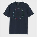 ポールスミス ロゴサークル プリントTシャツ M ネイビー ...