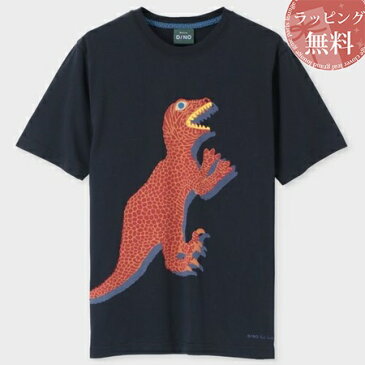 ポールスミス Tシャツ ダイナソー ビッグプリント ネイビー M Paul Smith