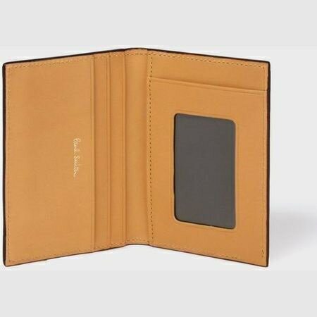 ポールスミス パスケース 定期入れ メンズ マルチストライプタブ ブラック Paul Smith