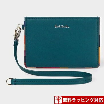 ポールスミス パスケース レディース 定期入れ スワールトリム ブルー Paul Smith