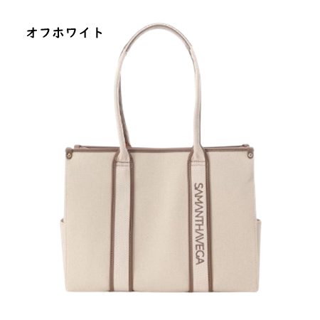 【無料ラッピング】 サマンサベガ Samantha Vega トートバッグ ロゴテープ キャンバス A4 新色 レディース ブランド 正規品 新品 ギフト プレゼント 人気 おすすめ 誕生日 記念日 クリスマス 送料無料 clover-leaf-10153772 クローバーリーフ サンプル画像3