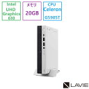 NEC(日本電気) デスクトップパソコン NEC LAVIE Direct DT/Celeron/20GB/SSD:256GB/Intel UHD Graphics 610/Win 11/NEC Refreshed PC/展示品