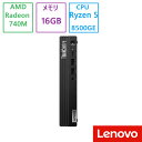 新品Lenovo(レノボ) デスクトップパソコン Lenovo ThinkCentre M75q Tiny Gen 5/AMD Ryzen 5 8500GE/16GBメモリー/256GB SSD搭載