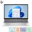 HP(ヒューレット・パッカード) ノートパソコン HP 15 Athlon Silver 7120U/4GBメモリ/128GB SSD/フルHD/IPSパネル搭載/MS Office 2021/新品