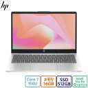 新品 HP(ヒューレット・パッカード) ノートパソコン HP 14 ナチュラルシルバー/Core 7/16GB/512GB/14インチ/Windows 11 Home