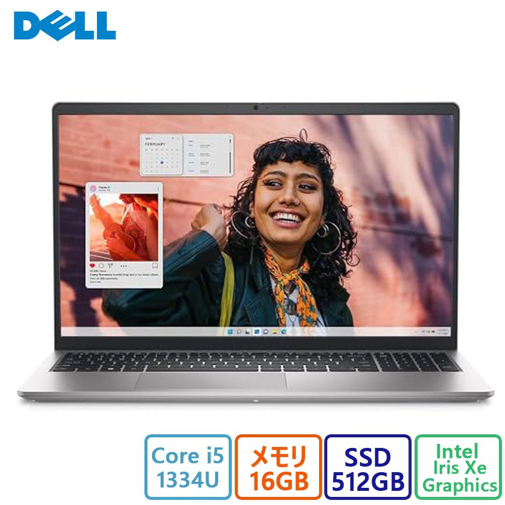 Dell(デル) ノートパソコン DELL DELL Inspiron 15 3530 NI365YD-FHHBADSC/Core i5/16GB/SSD 512GB/15.6型/Office Home＆Business 2024/カーボンブラック/展示品