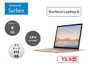 マイクロソフト(Microsoft) ノートパソコン マイクロソフト Surface Laptop 4 5BT-00064/Core i5/512GB/8GB/13.5 型/Win 11/アウトレット品/展示