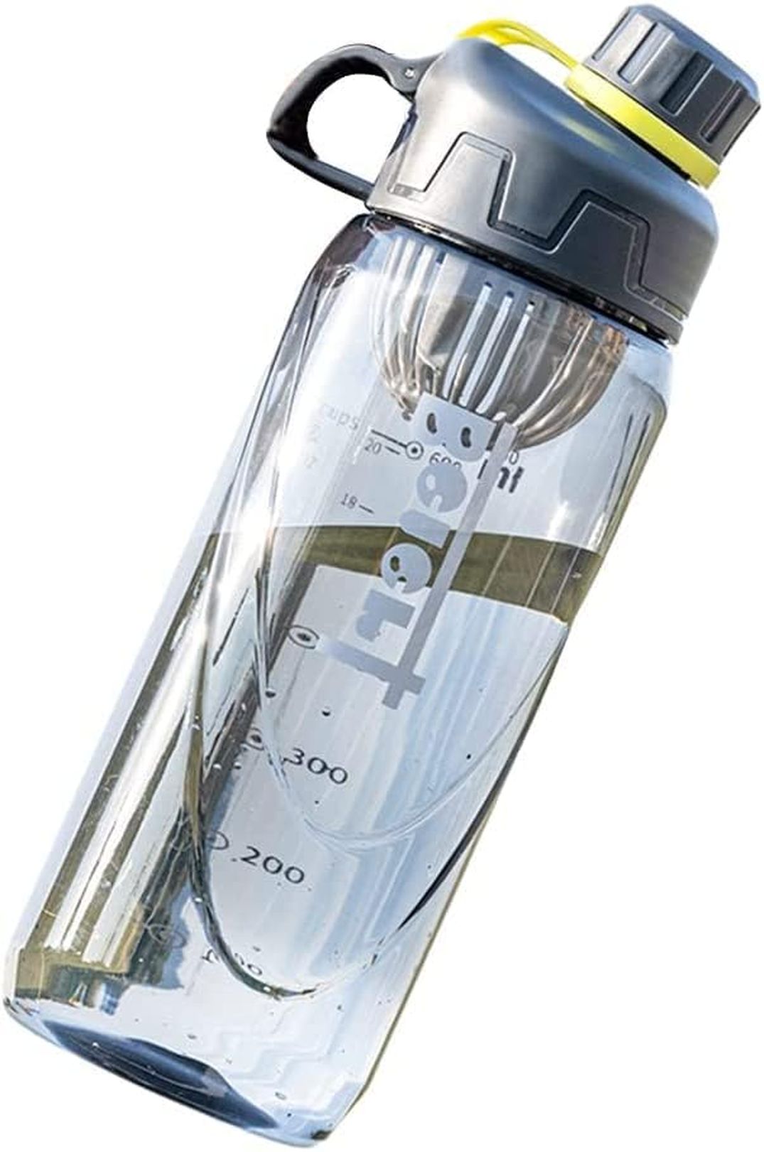 水筒1リットル大容量直飲み漏れ防止スポーツボトル再利用可能1000ml850ml携帯便利超軽量アウトドア登山キャンプランニングジム用(ブラック1000ml)