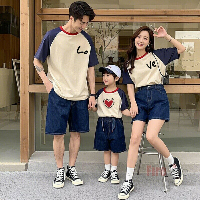 商品情報商品説明 記念写真 リクコーデ イスタ ギフ 撮影 お散歩 ラチ マタニティフォ present gift お揃い おそろい ペアtシャツ ペアルックペアコーデ ペア コーデ 親子ペア 親子コーデ マタニティフォ 家族2人　3人　4...