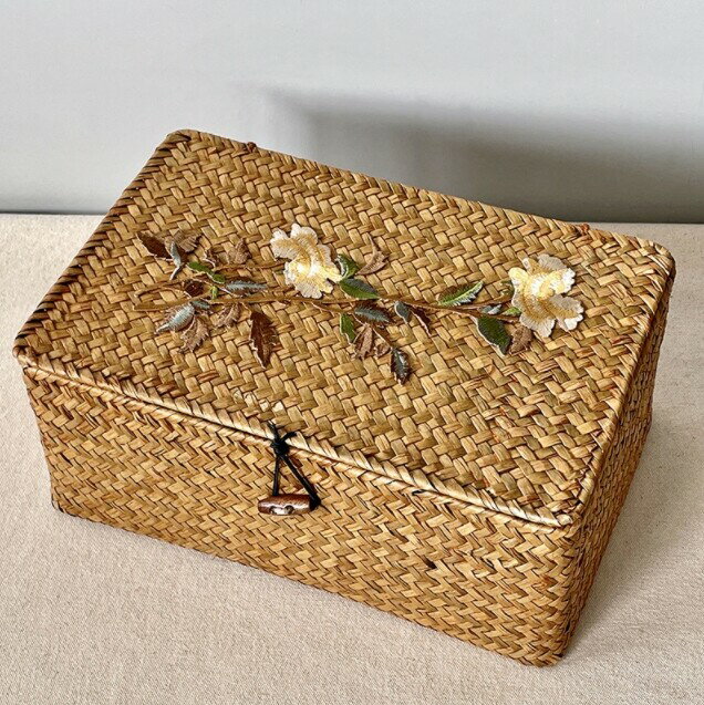 送料無料 バスケット・カゴ 籐編 インテリア雑貨 収納小物