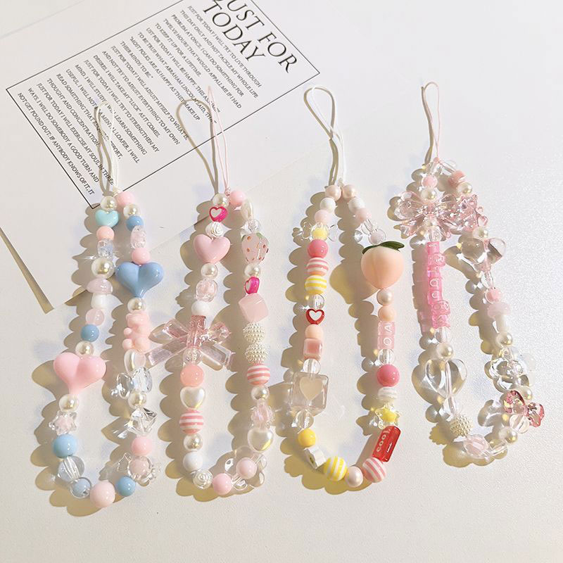 スマホ ストラップ スマートフォンストラップ スマホストラップ ハンドタイプ 多用途 手首 スマホ 携帯 ハンドストラップ アクセサリー 落下防止 ビーズ スマホ ストラップ 手首ストラップ 鍵 バッグ 単品 シンプル 紛失防止 かわいい 可愛い 大人女子 携帯ストラップ