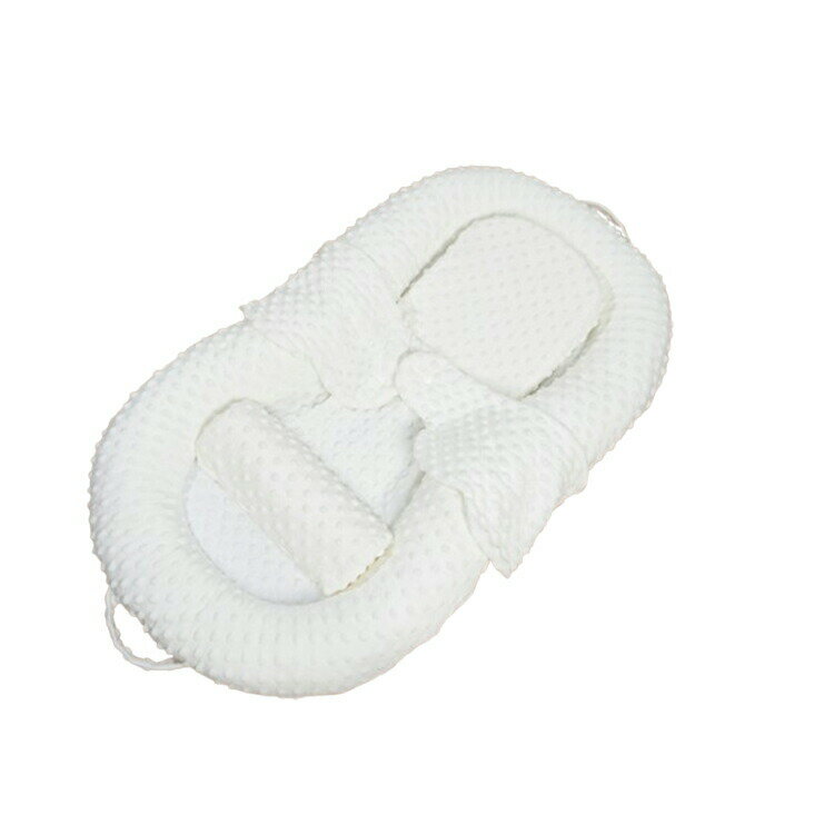 送料無料 折りたたみ 赤ちゃん ベビーベッド クッション 簡易ベッド インナーベッド 新生児 吐き戻し防止 インナーベッド 添い寝 寝返り防止 洗えるカバー コンパクト 持ち運び 出産祝い 出産準備 3