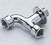 KVK 継手 配管部品【ZK60B】二又ソケット13(1/2)用〔GB〕