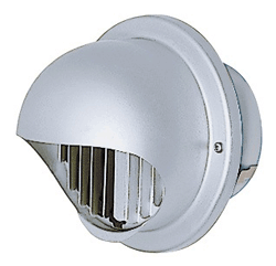 三菱 システム部材【P-23FAD5】丸形フード＜アルミ製・標準＞ ギャラリ付・防火ダンパー付〔IF〕