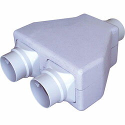 高須産業【TSK-100DY】断熱分岐Y管〔HI〕