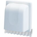 高須産業【WP-100W】パイプフード(耐候性PP樹脂・ホワイト) パイプ径φ100〔HI〕