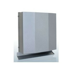 西邦工業【FFN100GBS】金網型10メッシュ・防音タイプ・ワイド水切り付(薄型・金網)防音型製品・ステンレス製換気口〔HF〕