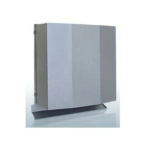 西邦工業【FFN125BS】金網型3メッシュ・防音タイプ・ワイド水切り付(厚型・金網)防音型製品・ステンレス製換気口〔HF〕