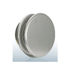 西邦工業【SNBD100M】金網型3メッシュ・水切り付・フラットカバー付・防火ダンパー付外壁用アルミ製換気口〔HF〕