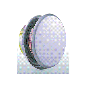 西邦工業【SNBD100MS】金網型3メッシュ・水切り付・フラットカバー付・防火ダンパー付外壁用ステンレス..