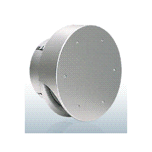 西邦工業【SXU175】薄型フード・ガラリ型外壁用アルミ製換気口・薄型フラットフード〔HF〕