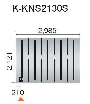 家電と住設のイークローバーの●ダイキン 床暖房パネル(床材分離型)【K-KNS2130S】ホッとエコ フロアパネル〔EA〕｜アングル2
