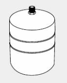 ♪ノーリツ 石油給湯器部材【0707479】ST-39V 膨張タンク(給湯・暖房兼用)