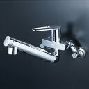 KVK 水栓金具【MSK110KZEJST2】浄水器内蔵用シングル混合栓 浄水器水栓シリーズ 浄水カートリッジ付 寒冷地用 逆止弁なし〔HB〕