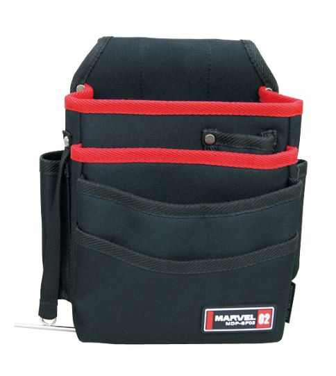 βマーベル/MARVEL ポケット・安全サポート【MDP-SF02】腰袋 ソフトフィット3段 ソフトフィットシリーズ..