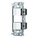 パナソニック 配線器具【WNSS51595W】マットホワイト SO-STYLE 埋込スイッチセット ほたるスイッチC×2