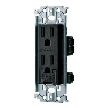 パナソニック 配線器具【WTL11323MB】マットブラック SO-STYLE 埋込アースターミナル付接地ダブルコン..