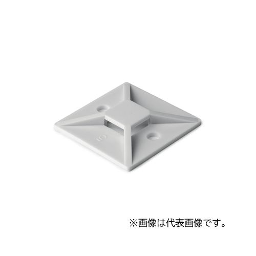 Яヘラマンタイトン 【MB4 100個】乳白 マウントベース (ビス止めタイプ) 28×28mm 適用ビスM4 標準グレード 屋内使用