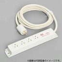 Яアメリカン電機 【KC1035】白色 マルチユースOAタップ 平刃形4ヶ口 コード3m 引掛形プラグ 125V