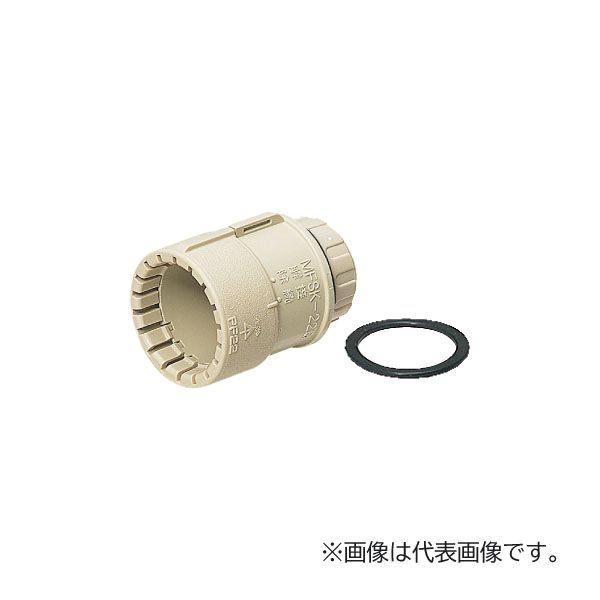 未来工業 【MFSK-16GP(10個入)】コネクタ (防水型・ミラフレキSS専用) ミラフレキSS16用 適合ノック径φ..