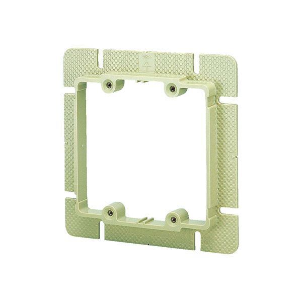 未来工業 【OFL-12P2-EM(10個入)】プラ塗代カバー (大形四角用)プラスチック製塗代カバー 環境配慮型EMシリーズ 2個用 アルミ箔付