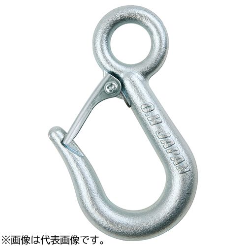 ∀オーエッチ工業 【WS-05S】スリムフック 安全レバー付 使用荷重500kg 吊具 フック (4963360858611)