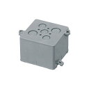 未来工業 【4CB-75】四角コンクリートボックス 中深形 深さ75mm 側面ノックアウト無