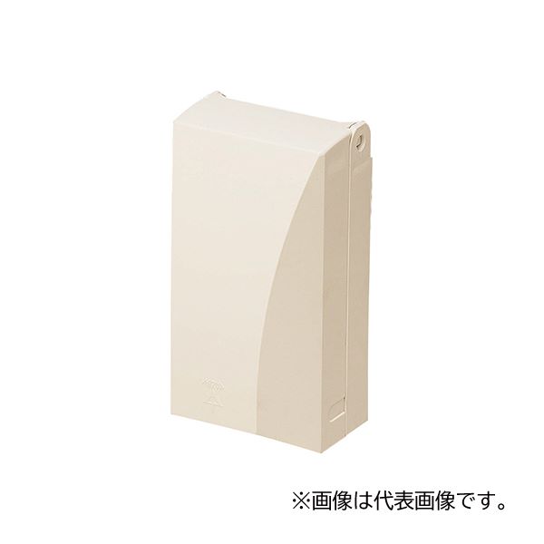 未来工業 【WKH-2M】ミルキーホワイト 防水引込みカバー (e-デザイン) PF管(28迄)用