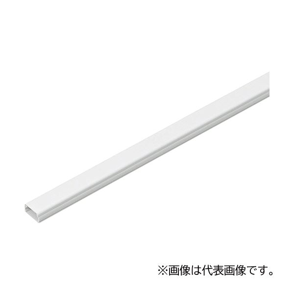 未来工業 【EML-1W(10本入)】カベ白 Eモール (VVFケーブル・光ファイバ用モール) 1号 屋外・屋内兼用 全長(1m)