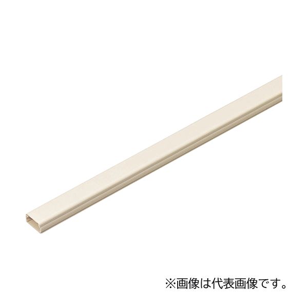 未来工業 【EML-1M(10本入)】ミルキーホワイト Eモール (VVFケーブル・光ファイバ用モール) 1号 屋外・屋内兼用 全長(1m)