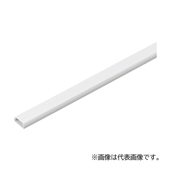 未来工業 【EML-2W(10本入)】カベ白 Eモール (VVFケーブル・光ファイバ用モール) 2号 屋外・屋内兼用 全長(1m)