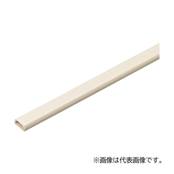 未来工業 【EML-2M(10本入)】ミルキーホワイト Eモール (VVFケーブル・光ファイバ用モール) 2号 屋外・屋内兼用 全長(1m)