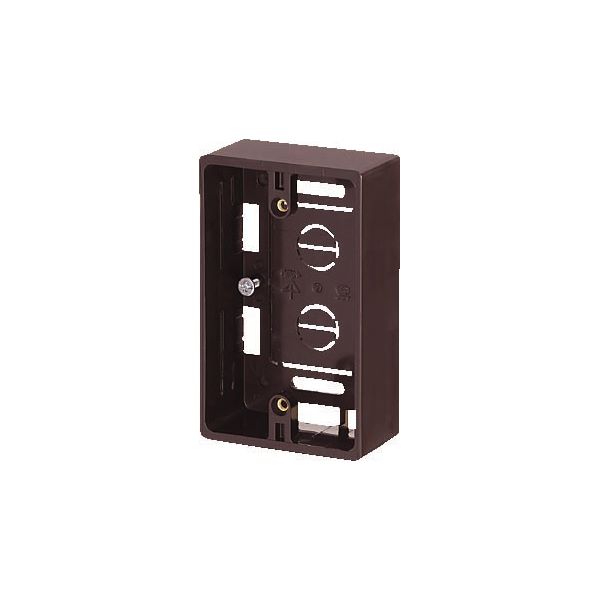 未来工業 【MSB-1T】チョコレート モール用スイッチボックス (ケーブル配線用露出スイッチボックス) 1ヶ用