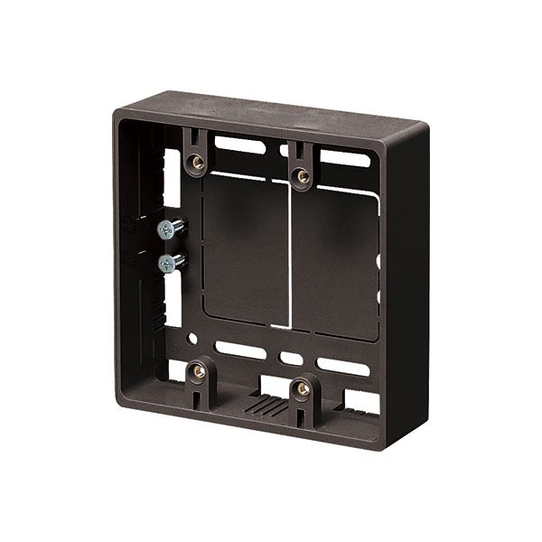 未来工業 【MSB-2T】チョコレート モール用スイッチボックス (ケーブル配線用露出スイッチボックス) 2ヶ用