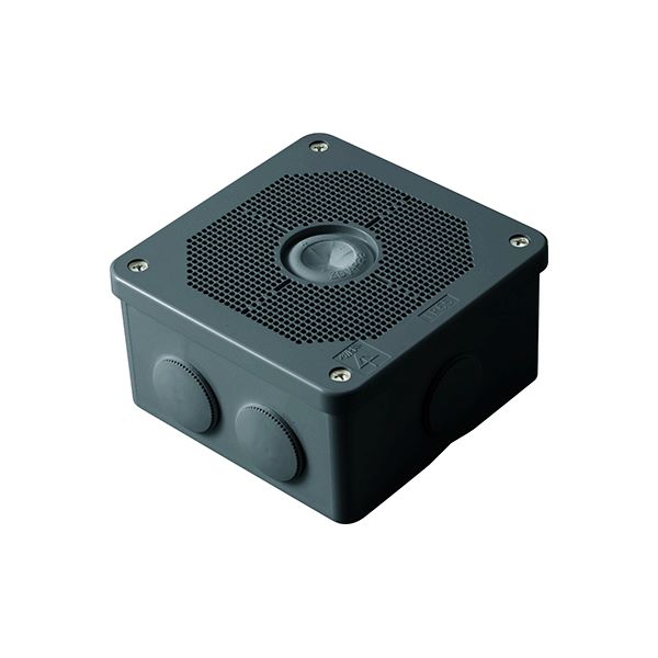 未来工業 【PV4B-BLNFK】ブラック 露出用四角ボックス (取付自在蓋) 有効深さ51.5mm 防犯カメラ取付用ねじ付