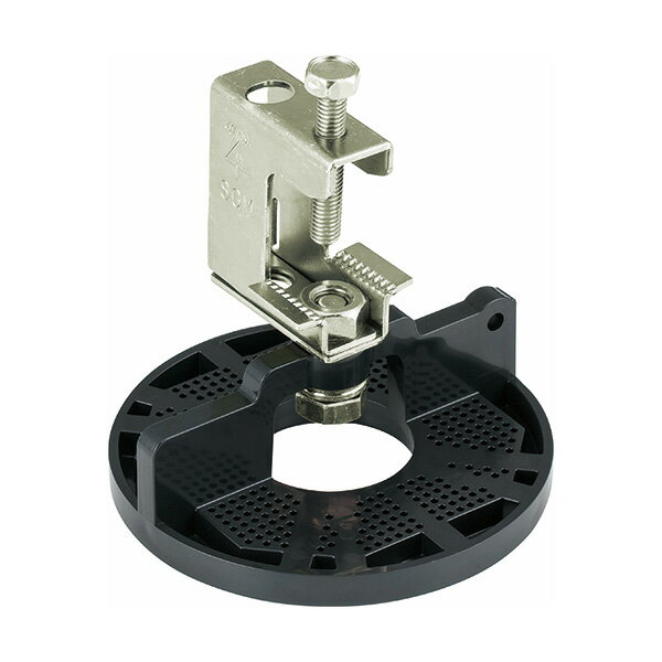 未来工業 【SGM-VK2K】ブラック 防犯カメラ取付台座 (H・L形鋼用) 電気亜鉛めっき仕様(金属部)