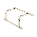 ####バクマ工業 【B-YT2】室外ユニット用据付架台 傾斜屋根用架台 塗装仕上げ W=70〜700 D=140〜330〔HE〕